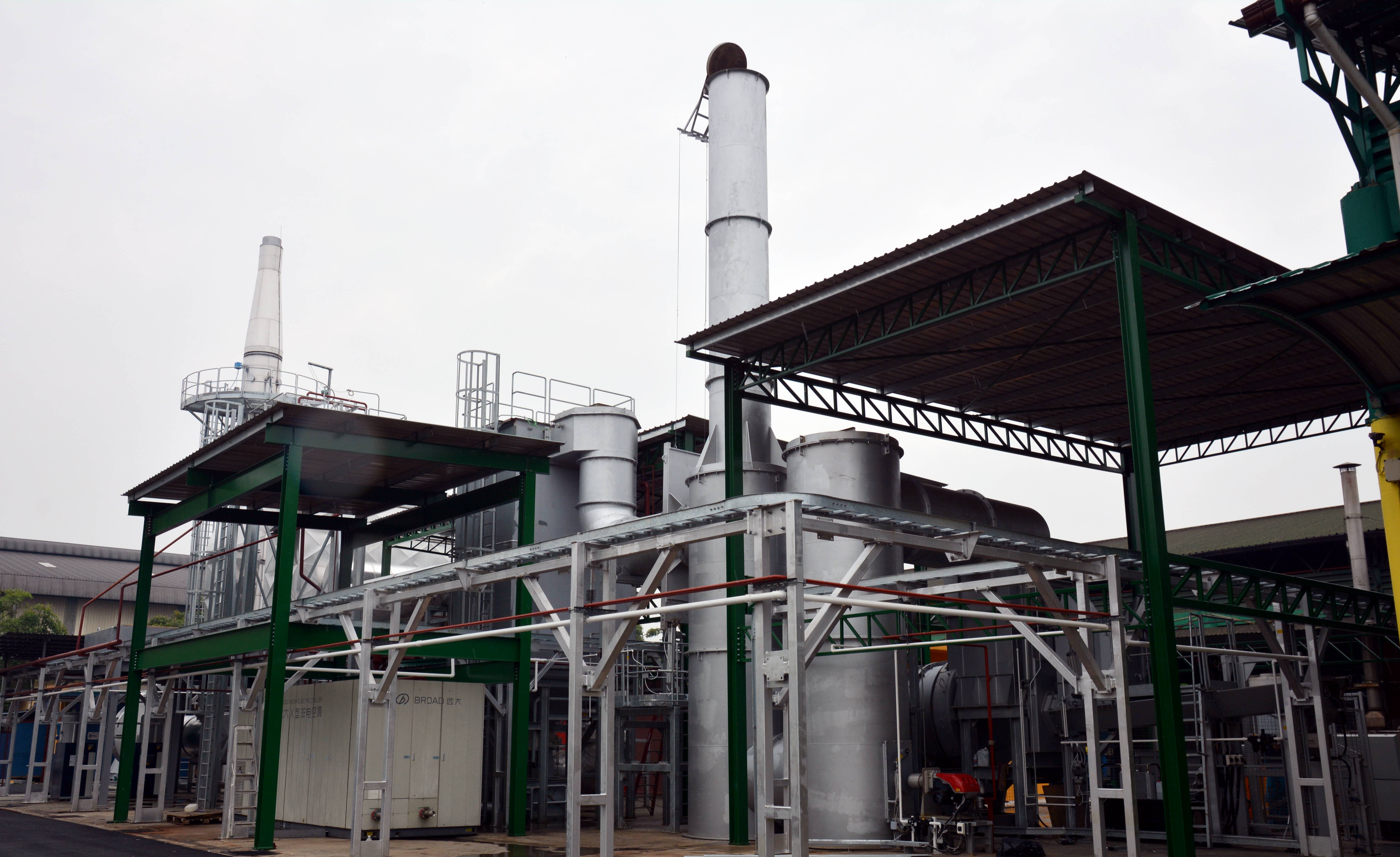 Combustible Incineration Plant at Clinwaste 
